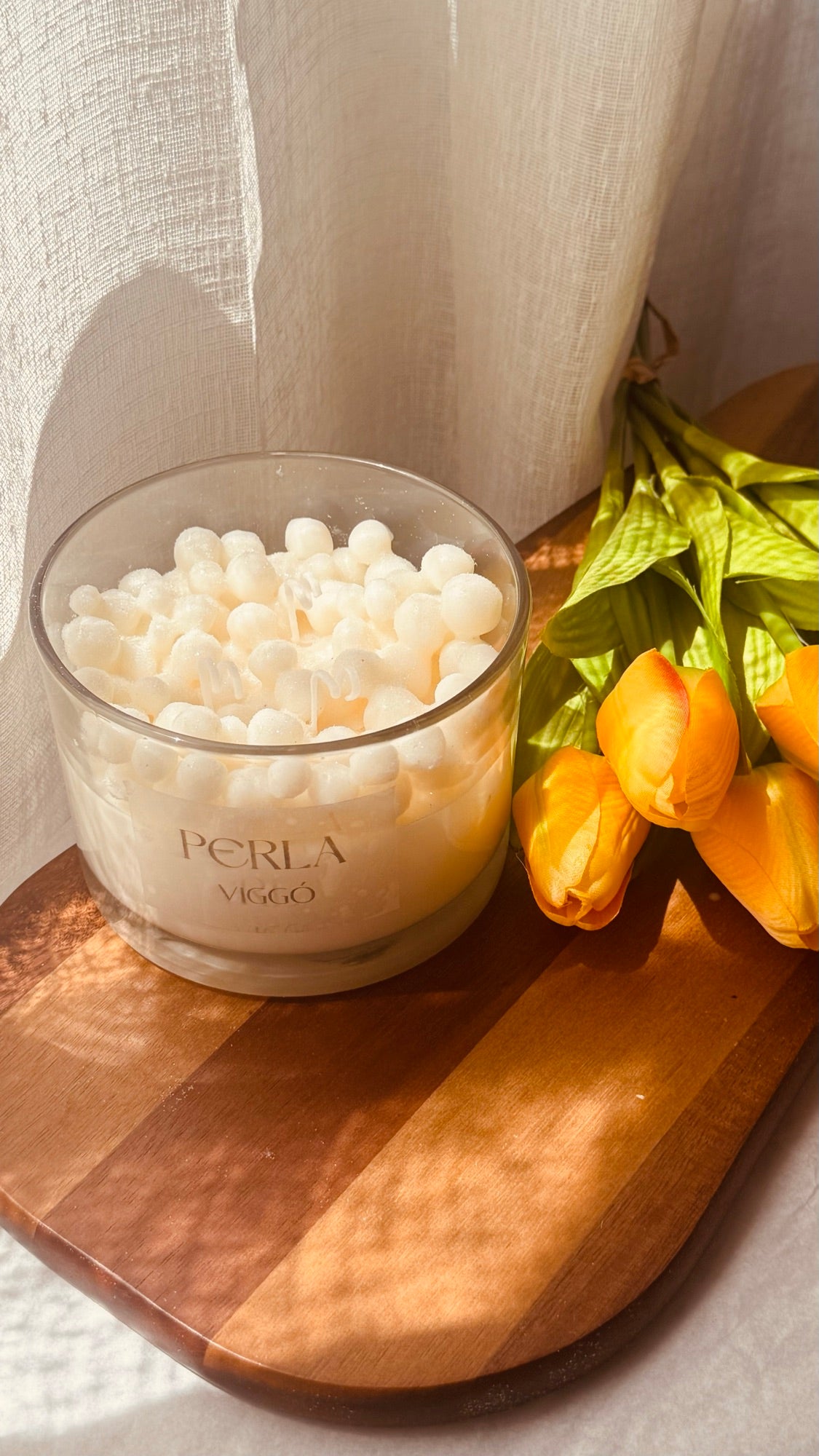 Vela Perla de 480g en cera de soja natural — VIGGÓ STUDIO (foto 7)