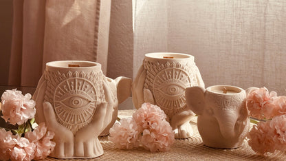Kit Colección Raíz de 4 velas de soja con intención — VIGGÓ STUDIO (foto 2)