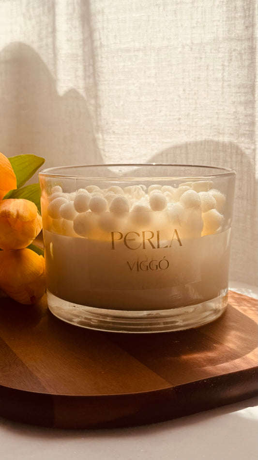 Vela Perla de 480g en cera de soja natural — VIGGÓ STUDIO (foto 2)