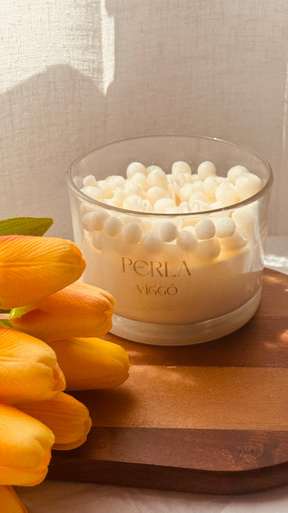 Vela Perla de 480g en cera de soja natural — VIGGÓ STUDIO (foto 3)