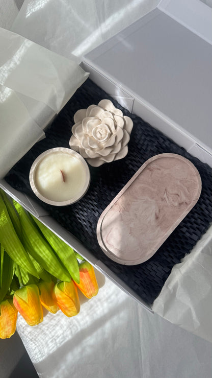 Vela Bloom flor de cera de soja con mecha de madera — VIGGÓ STUDIO (foto 18)